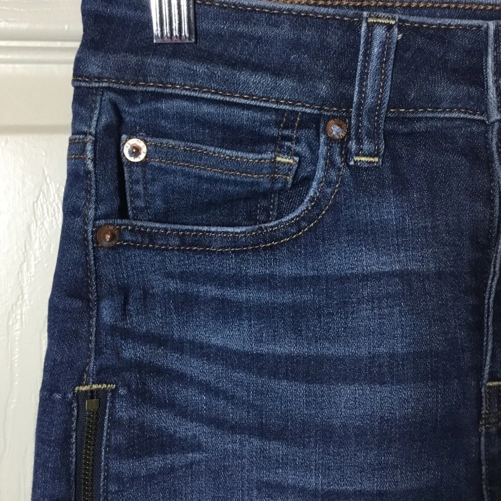 American Eagle Outfitters Hi-Rise Mini Side Zippered Denim Skirt - 0